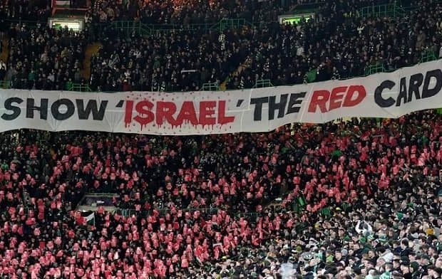 apoyo a palestina, sanción a Israel champions league