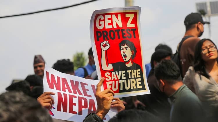 nepal protestas generación z