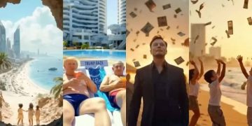 riviera de gaza para Trump IA israelita