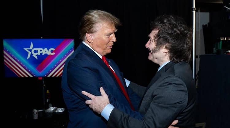 trump milei eeuu Argentina