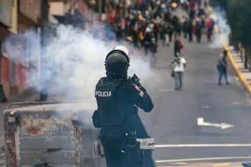 Ecuador represión a protestas sociales