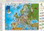 mapa ilustrado Uniñón europea 2023