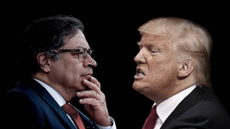 petro vs trump - colombia eeuu