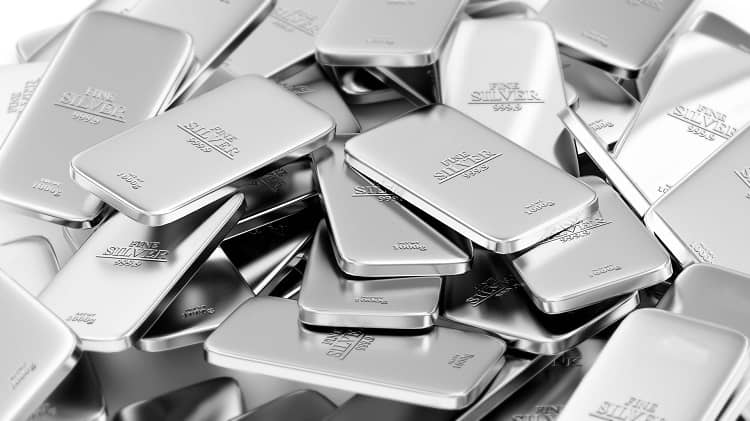 lingotes de plata