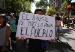 protestas contra ajuste económico de milei Argentina