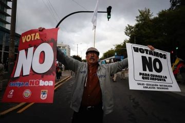 Ecuador gana No a Noboa en referendum