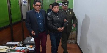 juan carlos huarachi, ex dirigente COB, preso