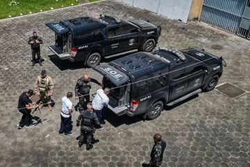 brasil traslado prisioneros jefes comando vermelho, rio de janeiro