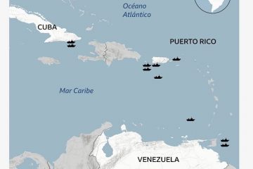 ´eeuu ffaa en el mar caribe de venezuela mapa satelital Marine Traffic ed BBC