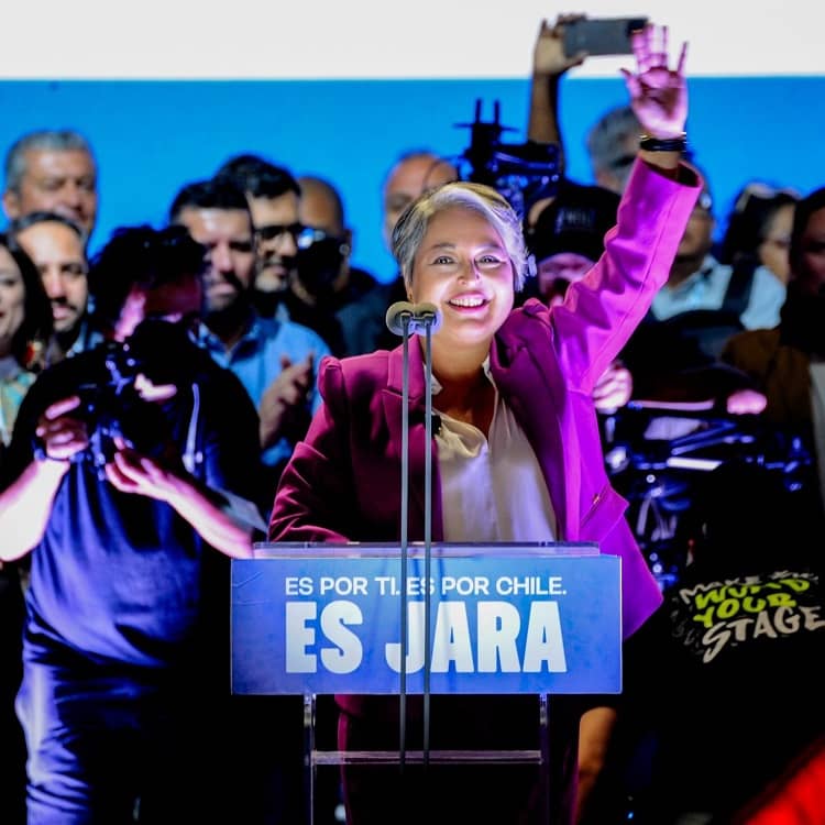 jara, partido comunista, cierre campaña elecciones chile 2025