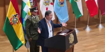 Luis Arce Presidente saliente