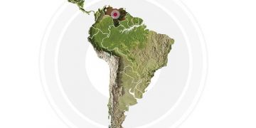 Mapa América Latina Venezuela