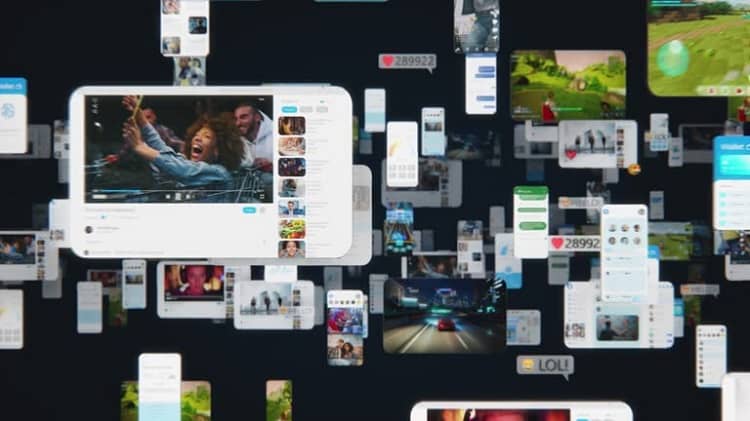 información viral, redes, conexión tecnología