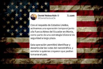 Daniel Noboa, Ecuador y EEUU