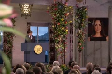 entrega nobel de la paz Machado