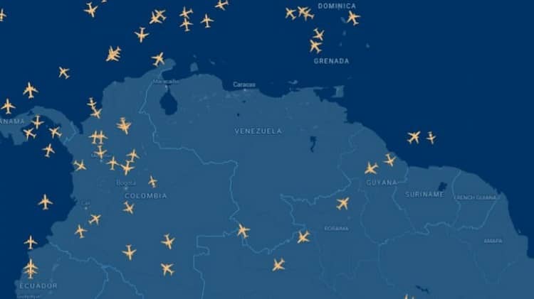 espacio aereo venezuela