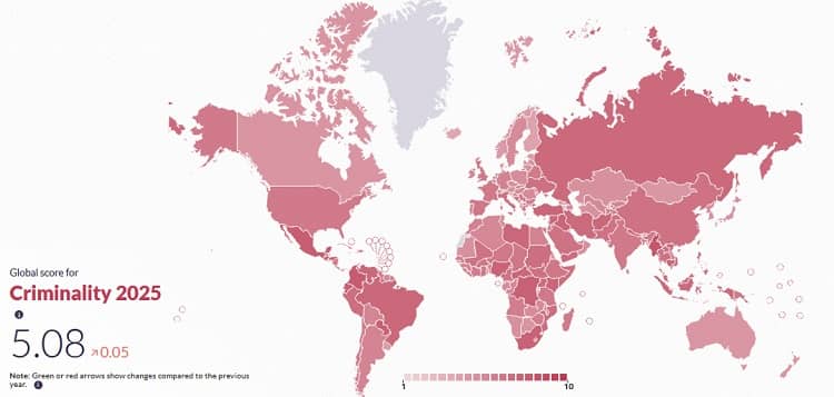 índice de criminalidad 2025