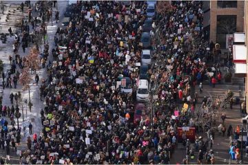 mineápolis, eeuu protesta contra ICE 23 enero 2026