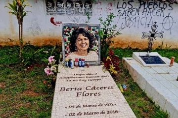 tumba berta cáceres Honduras