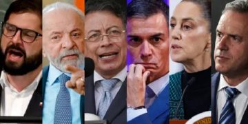 chile, brasil colombia españa méxico uruguay contra intervención de EEUU en Venezuela