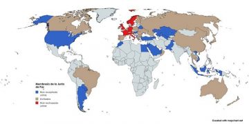 junta de paz, trump, mapa