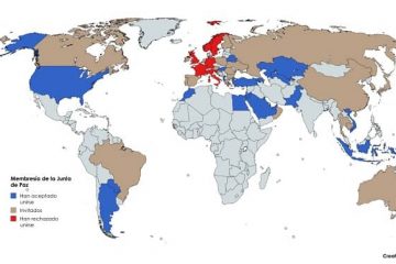 junta de paz, trump, mapa