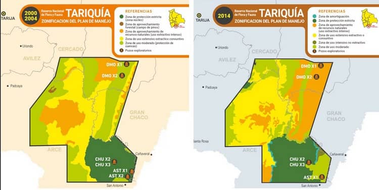 tariquía bolivia mapas cedib