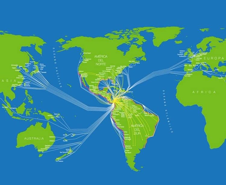Canal de panamá rutas comerciales