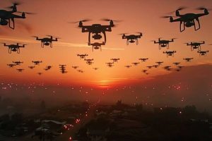 enjambre drones Ucrania