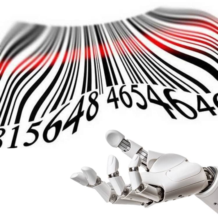 ia código de barras humano