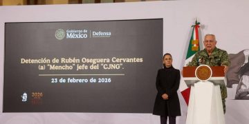 méxico, conferencia secretario Defensa sobre muerte El Mencho