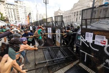 protestas contra refoma laboral argentina