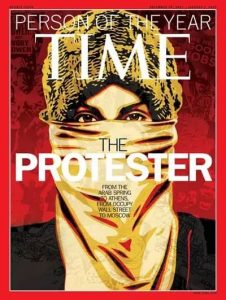 Time The protester