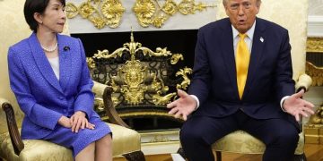 Sanae Takaichi y trump