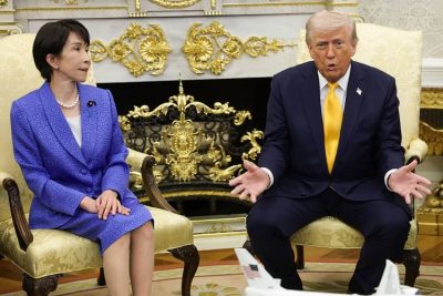 Sanae Takaichi y trump