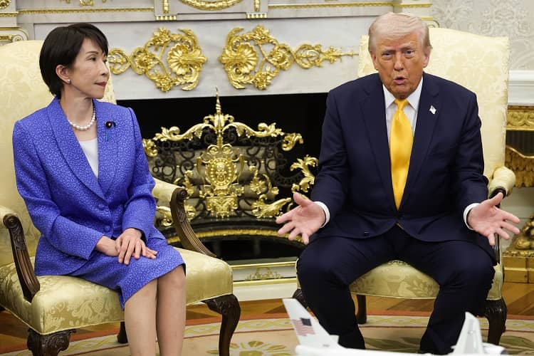 Sanae Takaichi y trump