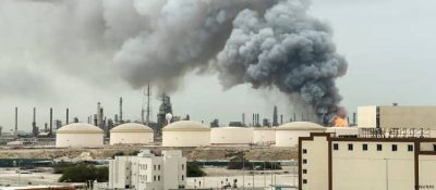 bahrein refinería de petróleo atacada por irán 9marzo2026