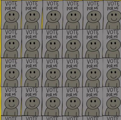 elecciones, candidatos electorales, caricatura