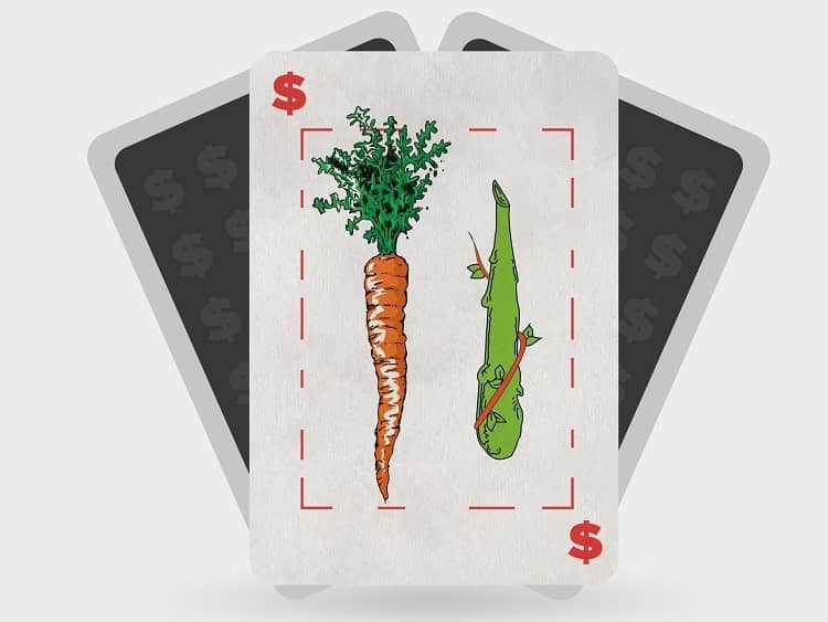 garrote y zanahorias