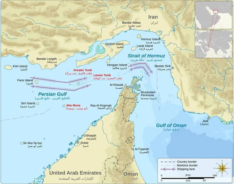 islas del estrecho de ormuz, irán