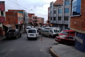 paro transporte público la paz combustible basura