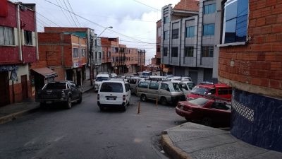paro transporte público la paz combustible basura