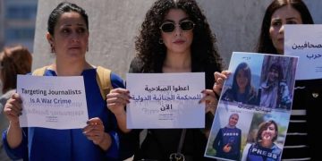 líbano protesta por la muerte de periodista por israel