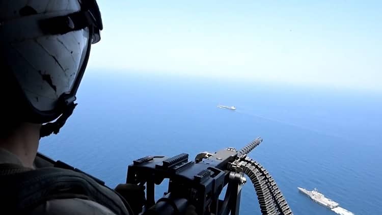 bloqueo naval eeuu golfo pérsico