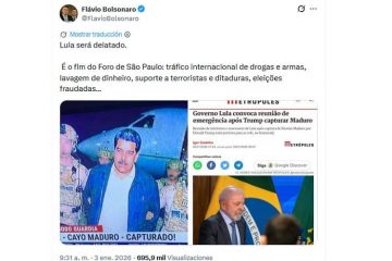 posteo de bolsonaro denunciado por calumnia, Brasil