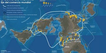 mapa comercio marítimo mundial EL Orden Mundial