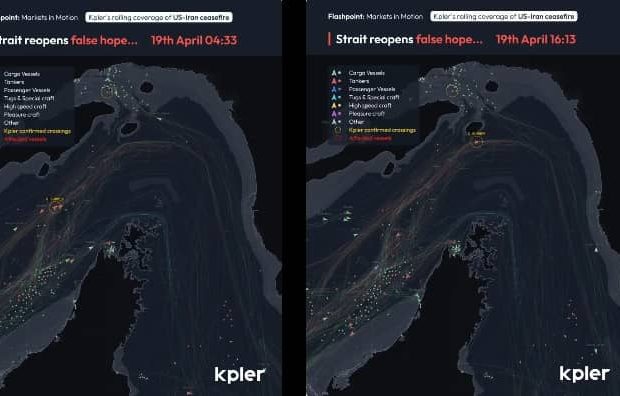 estrecho de ormuz bloqueado abril 19