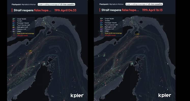 estrecho de ormuz bloqueado abril 19