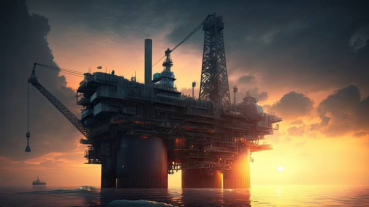 hidrocarburos, petróleo gas en el mar