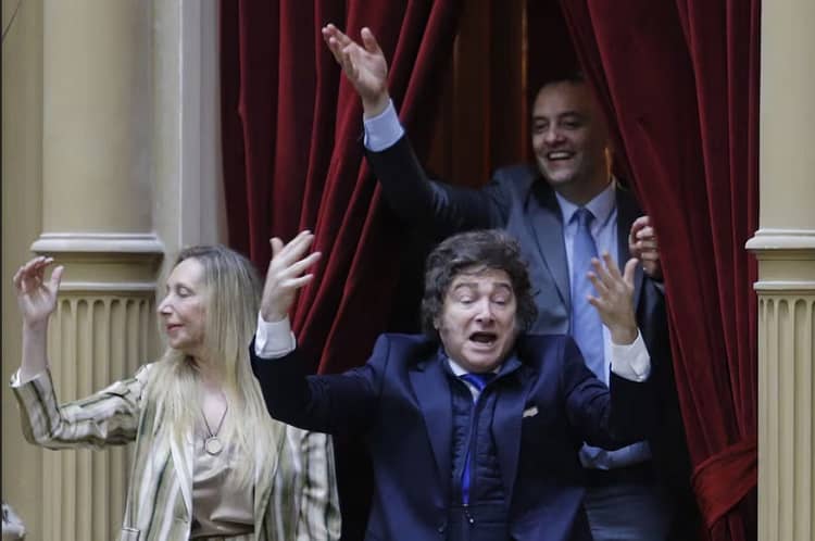 javier milei, karina, adorni, argentina